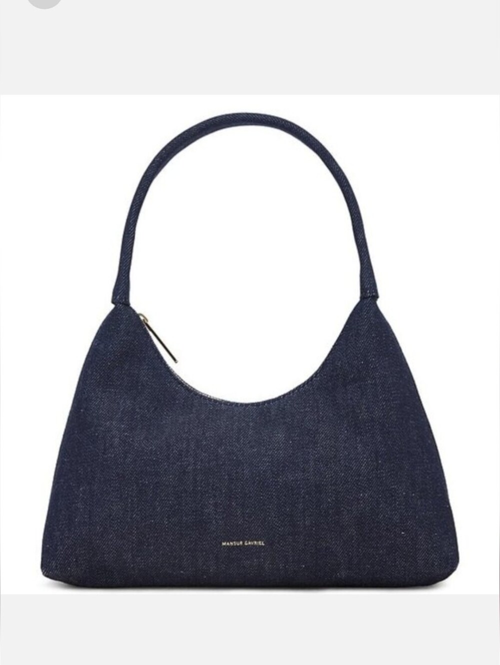 NWT Mansur Gavriel MINI CANDY Bag in Dark Blue DENIM-$395